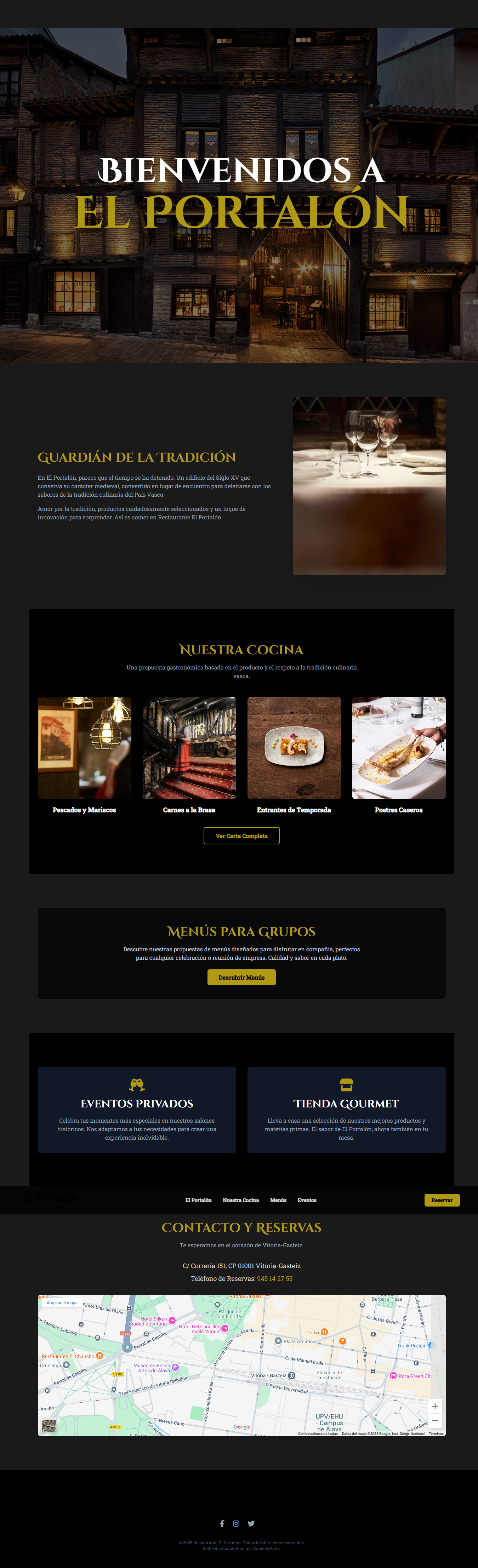 Diseño de landing page tienda de moda